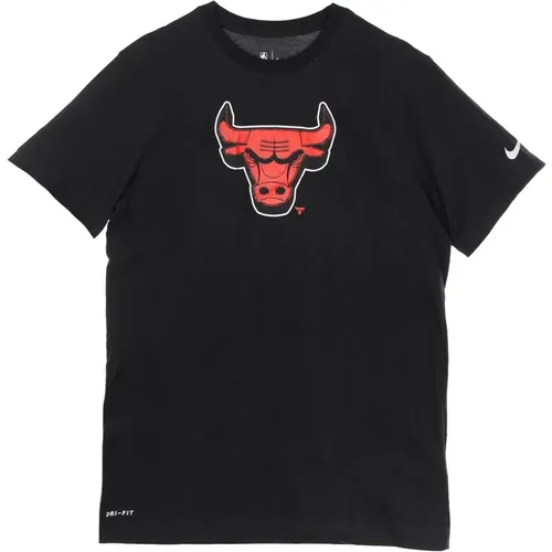 Chicago Bulls Basketball T-Shirt , Herren, Größe: XL - Nike - Modalova