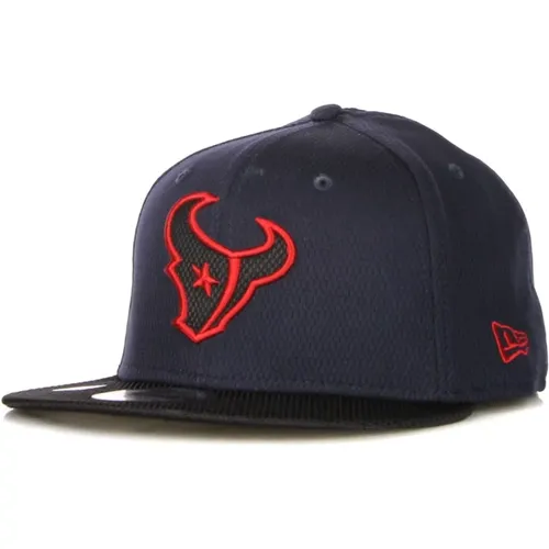 Houston Texans Flache Schirmkappe Schwarz , unisex, Größe: S/M - new era - Modalova