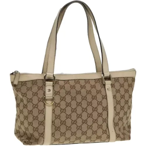 Pre-owned Canvas totes , female, Sizes: ONE SIZE - Gucci Vintage - Modalova