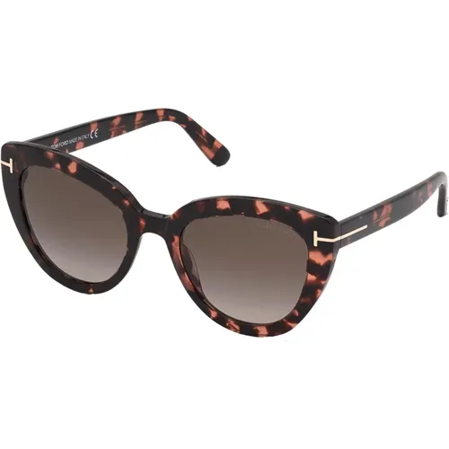 Izzi FT 0845 Sunglasses in Havana , female, Sizes: 53 MM - Tom Ford - Modalova