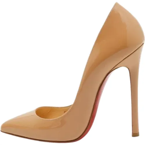 Pre-owned Leather heels , female, Sizes: 4 UK - Christian Louboutin Pre-owned - Modalova