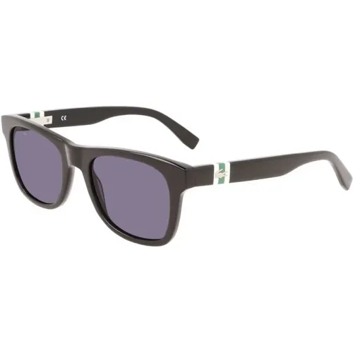 Sonnenbrille, Schwarzer Rahmen , Herren, Größe: 52 MM - Lacoste - Modalova