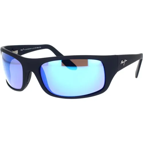 Polarisierte Wraparound-Sonnenbrille Peahi-Stil - Maui Jim - Modalova