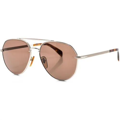 Aviator Metall Sonnenbrille , Herren, Größe: ONE Size - Eyewear by David Beckham - Modalova