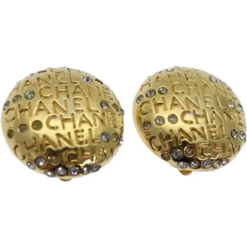 Pre-owned Metal earrings , female, Sizes: ONE SIZE - Chanel Vintage - Modalova