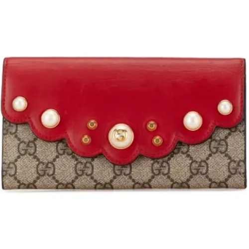 Pre-owned Leather wallets , female, Sizes: ONE SIZE - Gucci Vintage - Modalova