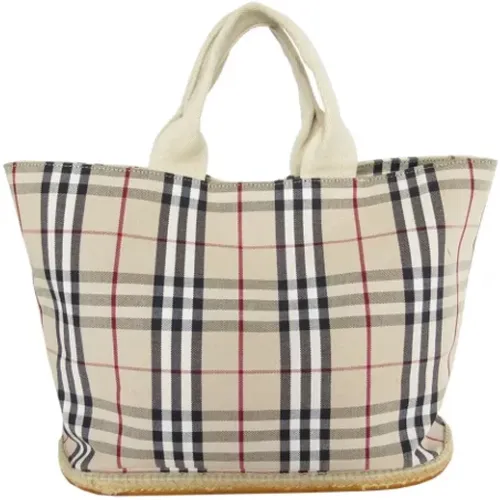 Pre-owned Canvas totes , female, Sizes: ONE SIZE - Burberry Vintage - Modalova