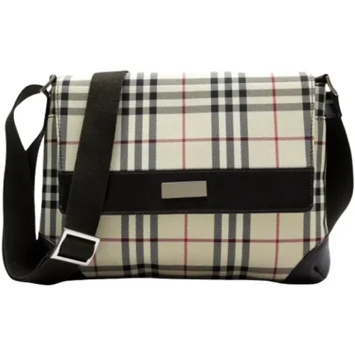 Pre-owned Canvas shoulder-bags , unisex, Sizes: ONE SIZE - Burberry Vintage - Modalova