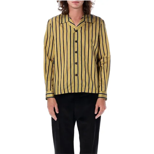 Stripe Long Sleeve Shirt , male, Sizes: L, XL - Bode - Modalova