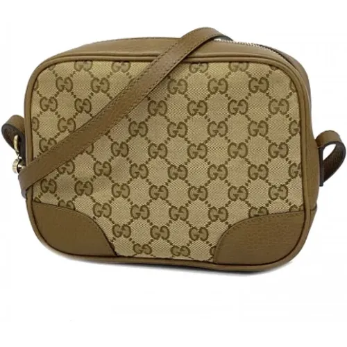 Pre-owned Canvas shoulder-bags , female, Sizes: ONE SIZE - Gucci Vintage - Modalova