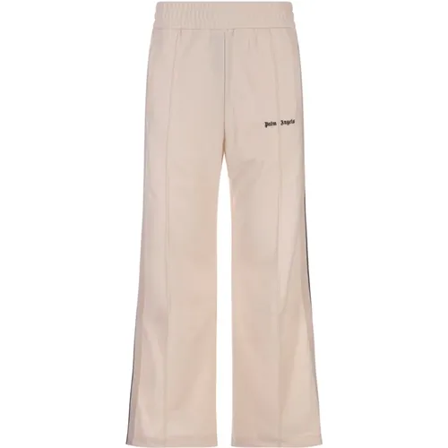 Flare Track Pants with Logo , male, Sizes: S, L, M - Palm Angels - Modalova
