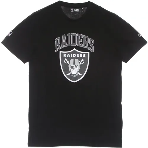 Las Vegas Raiders Fußball Tee , Herren, Größe: M - new era - Modalova