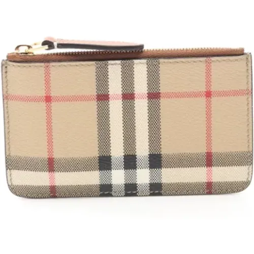 Pre-owned Canvas wallets , female, Sizes: ONE SIZE - Burberry Vintage - Modalova