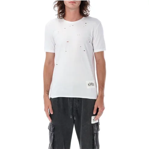 Kaputtes T-Shirt , Herren, Größe: M - Dolce & Gabbana - Modalova