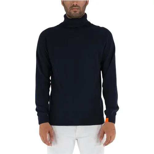 Mens Turtleneck Sweater Winter Essential , male, Sizes: S - Suns - Modalova