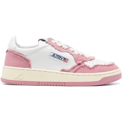 Pink Sneakers Ss24 , female, Sizes: 7 UK, 4 UK - Autry - Modalova