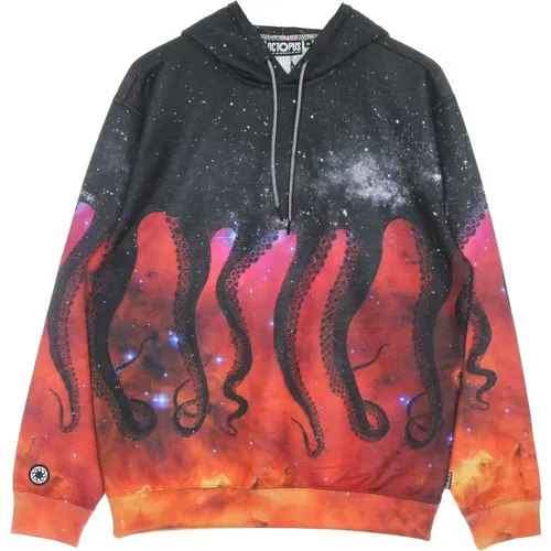 Black Lightweight Hoodie with Logo , male, Sizes: M, L, XL, S - Octopus - Modalova