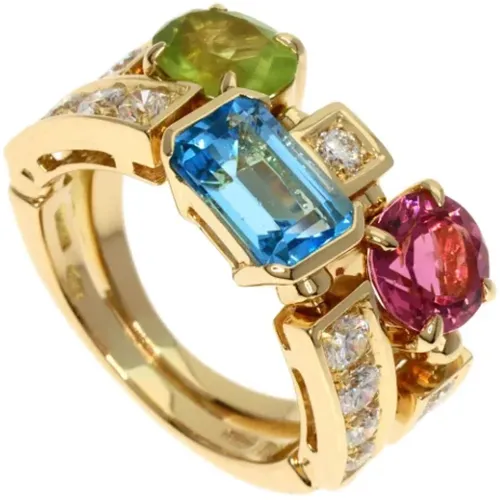 Pre-owned Gold rings , female, Sizes: ONE SIZE - Bvlgari Vintage - Modalova