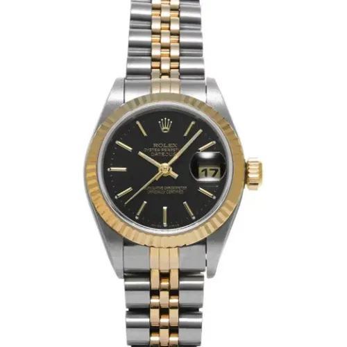 Pre-owned Stainless Steel watches , female, Sizes: ONE SIZE - Rolex Vintage - Modalova