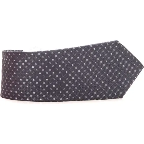Plain Silk Tie , male, Sizes: ONE SIZE - Canali - Modalova