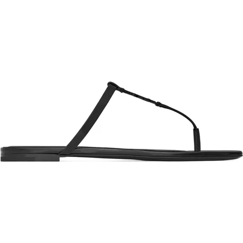 Stilvolle Sandalen für den Sommer , Damen, Größe: 35 EU - Saint Laurent - Modalova