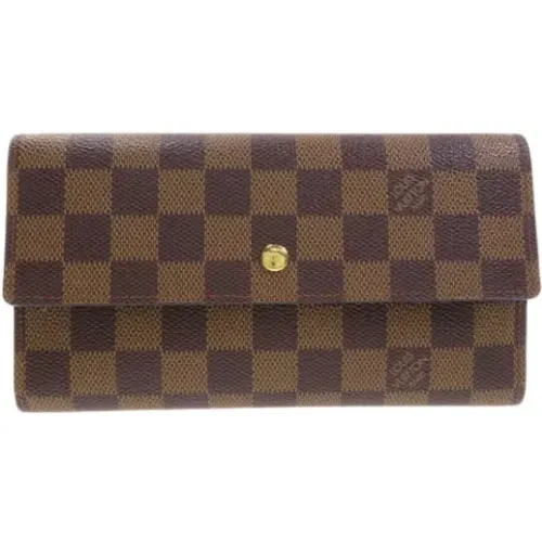 Pre-owned Canvas wallets , female, Sizes: ONE SIZE - Louis Vuitton Vintage - Modalova