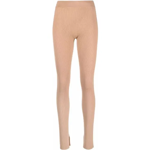 Casual Beige Leggings , female, Sizes: XS - joseph - Modalova