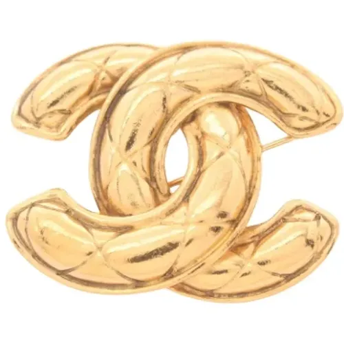 Pre-owned Metal brooches , female, Sizes: ONE SIZE - Chanel Vintage - Modalova