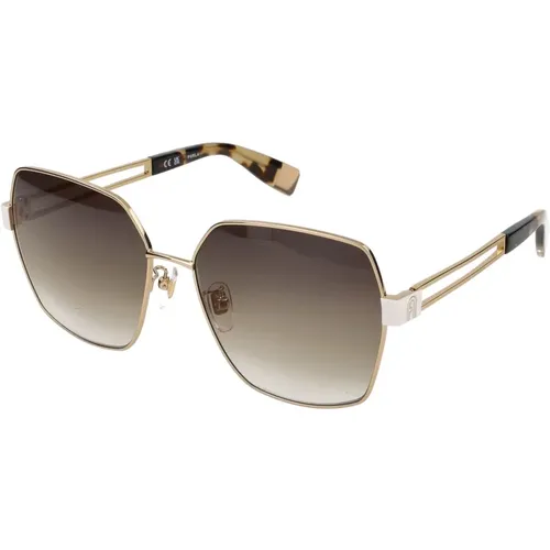 Stylish Sunglasses Sfu716 , female, Sizes: 59 MM - Furla - Modalova