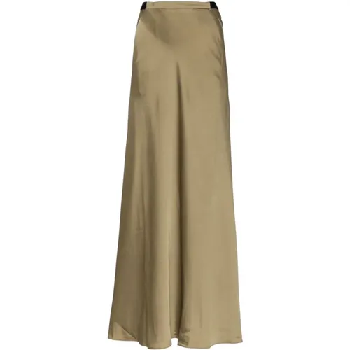 Maxi Skirt with Front Pocket Bias , female, Sizes: S - Christopher Esber - Modalova