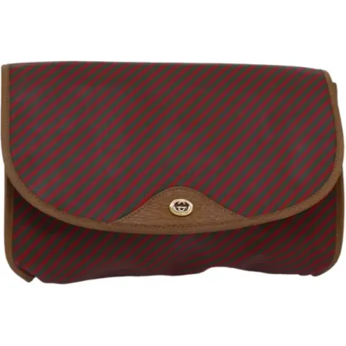 Pre-owned Coated canvas clutches , female, Sizes: ONE SIZE - Gucci Vintage - Modalova