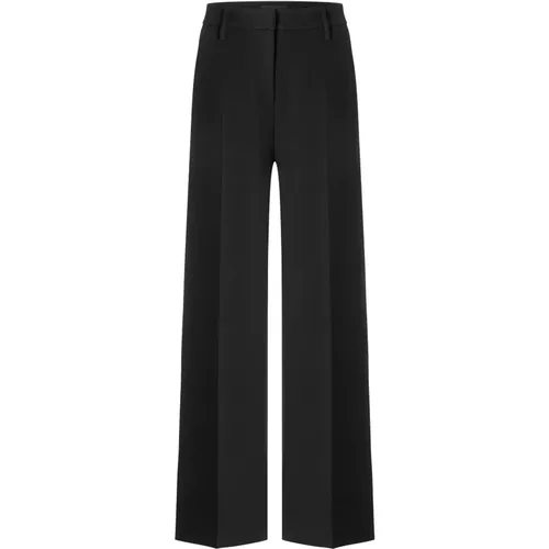 Schwarze Hose , Damen, Größe: XS L32 - CAMBIO - Modalova