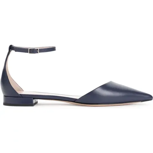 Blaue Ballerinas Eleganter Stil - Giorgio Armani - Modalova