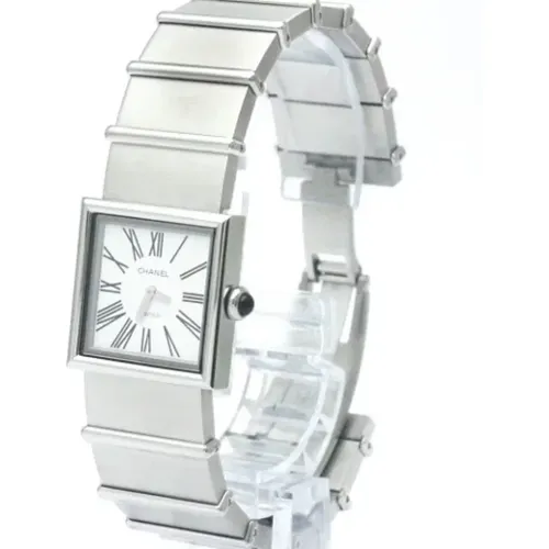 Pre-owned Stainless Steel watches , female, Sizes: ONE SIZE - Chanel Vintage - Modalova