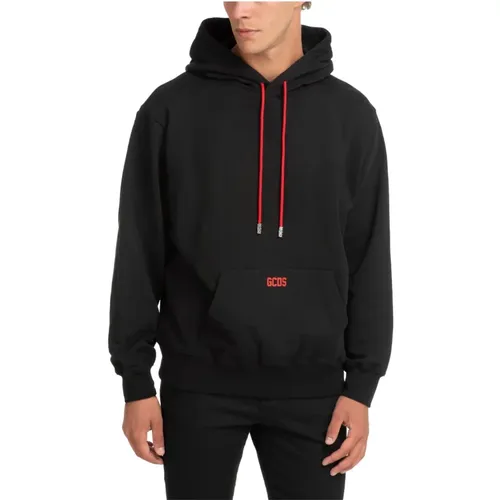 Plain Logo Hoodie with Pocket , male, Sizes: S - Gcds - Modalova