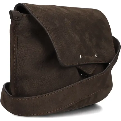 Elegante Braune Leder-Schultertasche - Gianni Chiarini - Modalova