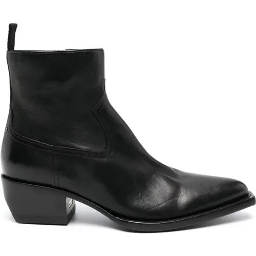 Leather Ankle Boots for Men , male, Sizes: 6 UK - Golden Goose - Modalova