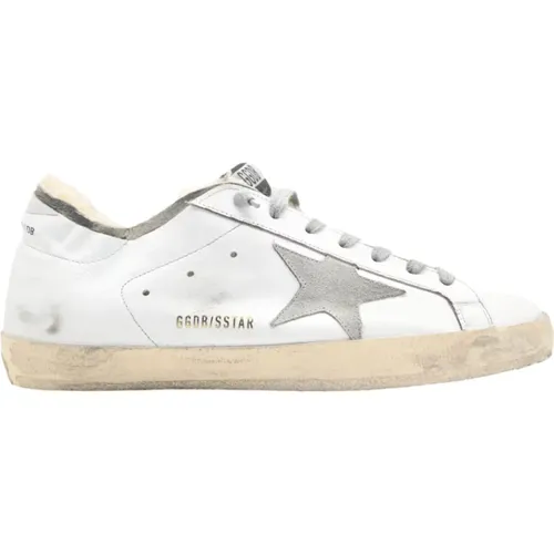 Superstar Grey Star Sneakers - Golden Goose - Modalova