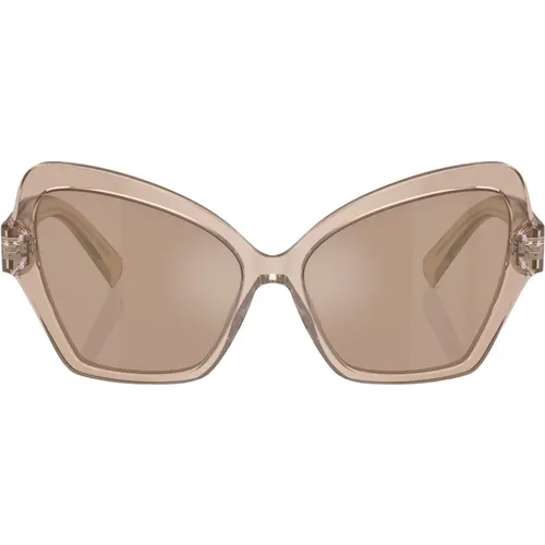 Butterfly Style Sunglasses , female, Sizes: 56 MM - Dolce & Gabbana - Modalova