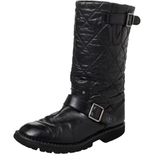 Pre-owned Leather boots , female, Sizes: 5 UK - Chanel Vintage - Modalova