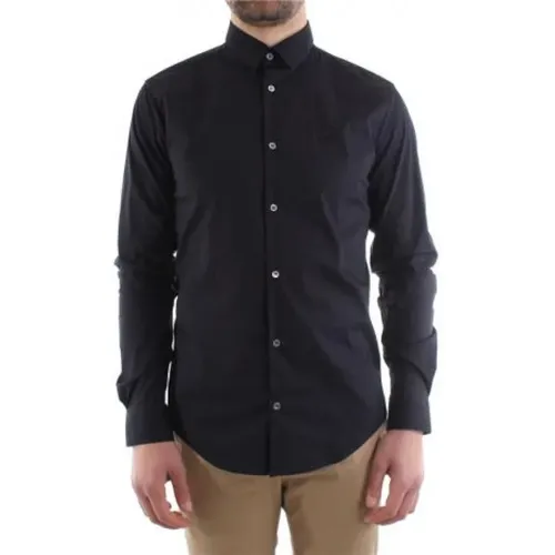 Slim Stretch Shirt , male, Sizes: M, 2XL, XL, L, S, XS, 3XL - Emporio Armani - Modalova