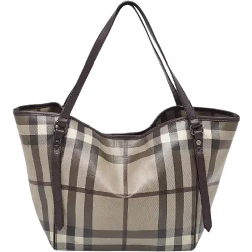Pre-owned Coated canvas totes , female, Sizes: ONE SIZE - Burberry Vintage - Modalova