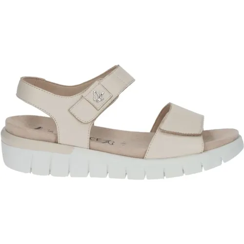 Casual Open Flat Sandals , female, Sizes: 4 UK - Caprice - Modalova