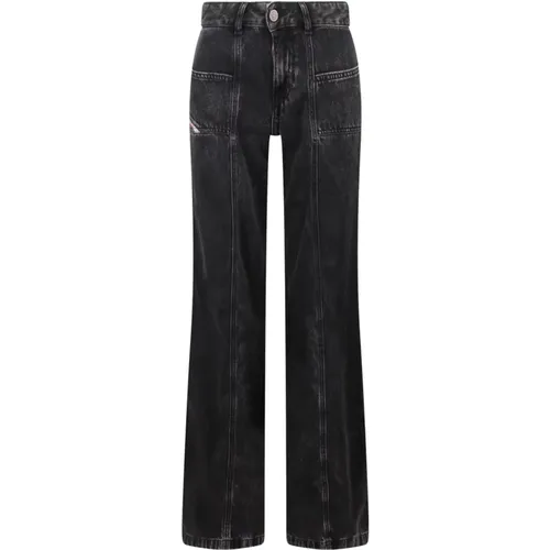 Flare Jeans D-Akii 068hn , Damen, Größe: W26 - Diesel - Modalova