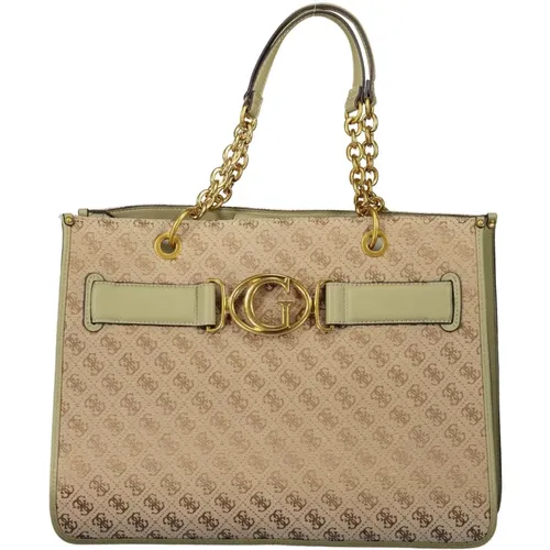 Elegant Polyester Handbag with Logo Detail , female, Sizes: ONE SIZE - Guess - Modalova