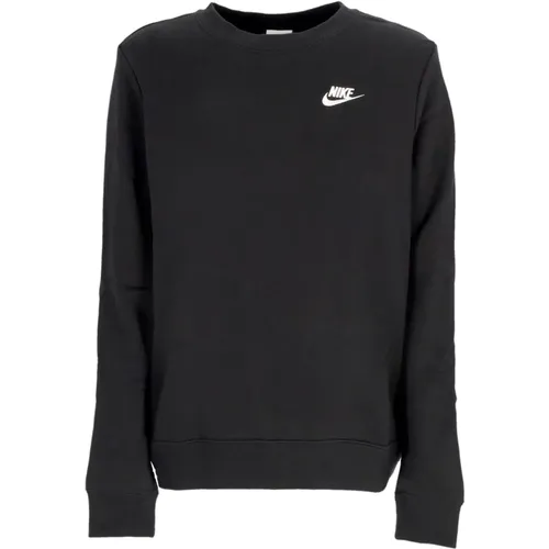 White Crewneck Club Fleece Sweater , male, Sizes: L - Nike - Modalova