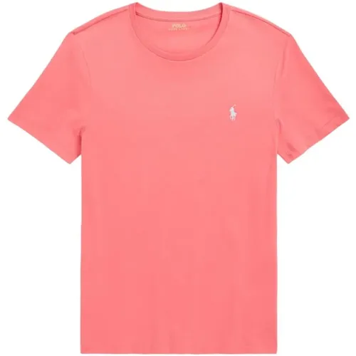 Pale Red Tee Shirt , male, Sizes: XL - Ralph Lauren - Modalova