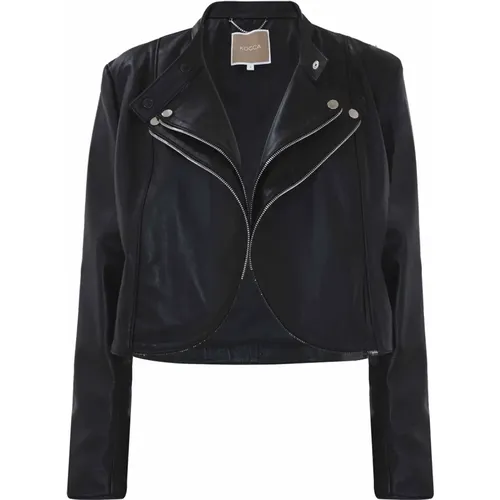Women Leather Bomber Jacket , female, Sizes: XS, S - Kocca - Modalova