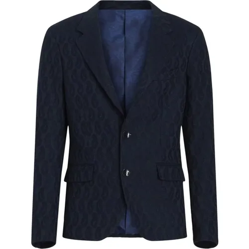 Blaue Jacken für Männer,Blazerjacke - ETRO - Modalova