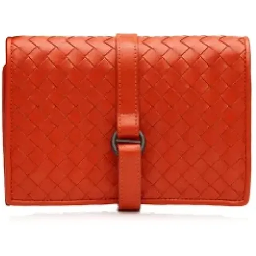 Pre-owned Leather wallets , female, Sizes: ONE SIZE - Bottega Veneta Vintage - Modalova